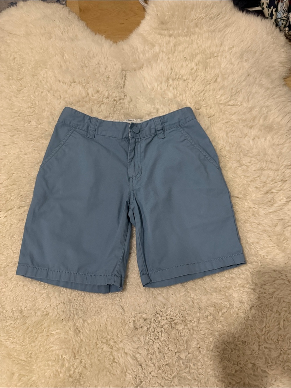EUC Cat & Jack Boys Blue Chino Shorts 8